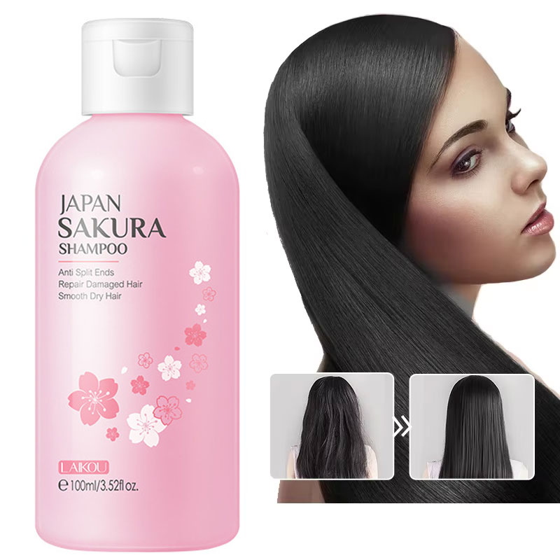 Hair Care Vitamin E - LAIKOU Japón Sakura champú reparación cabello