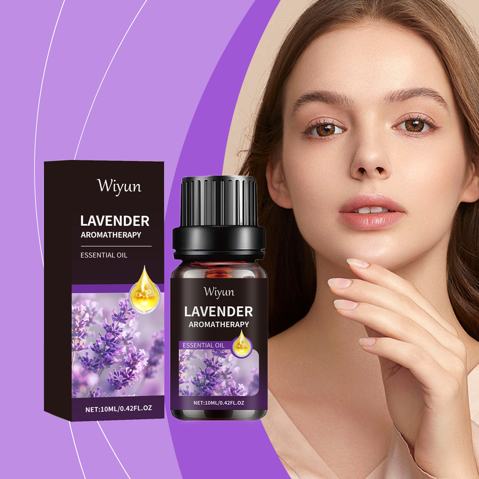 Rosemary Hair Oil - Aceite esencial de lavanda hidratante nutritivo