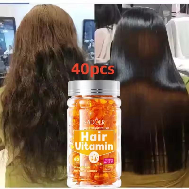 Hair Care Vitamin E - 40 Uds. Cápsula de vitamina para
