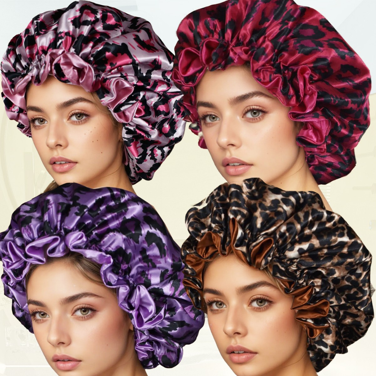 Hair Care Sunsilk - Gorro de noche de satén de