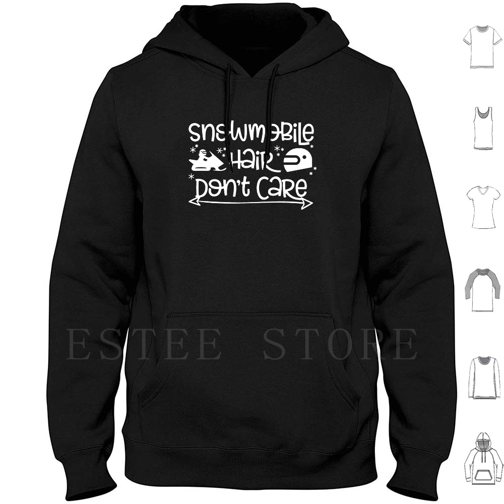 Hair Care Guardian - Snowmobile Hair Don't Care Sudaderas con