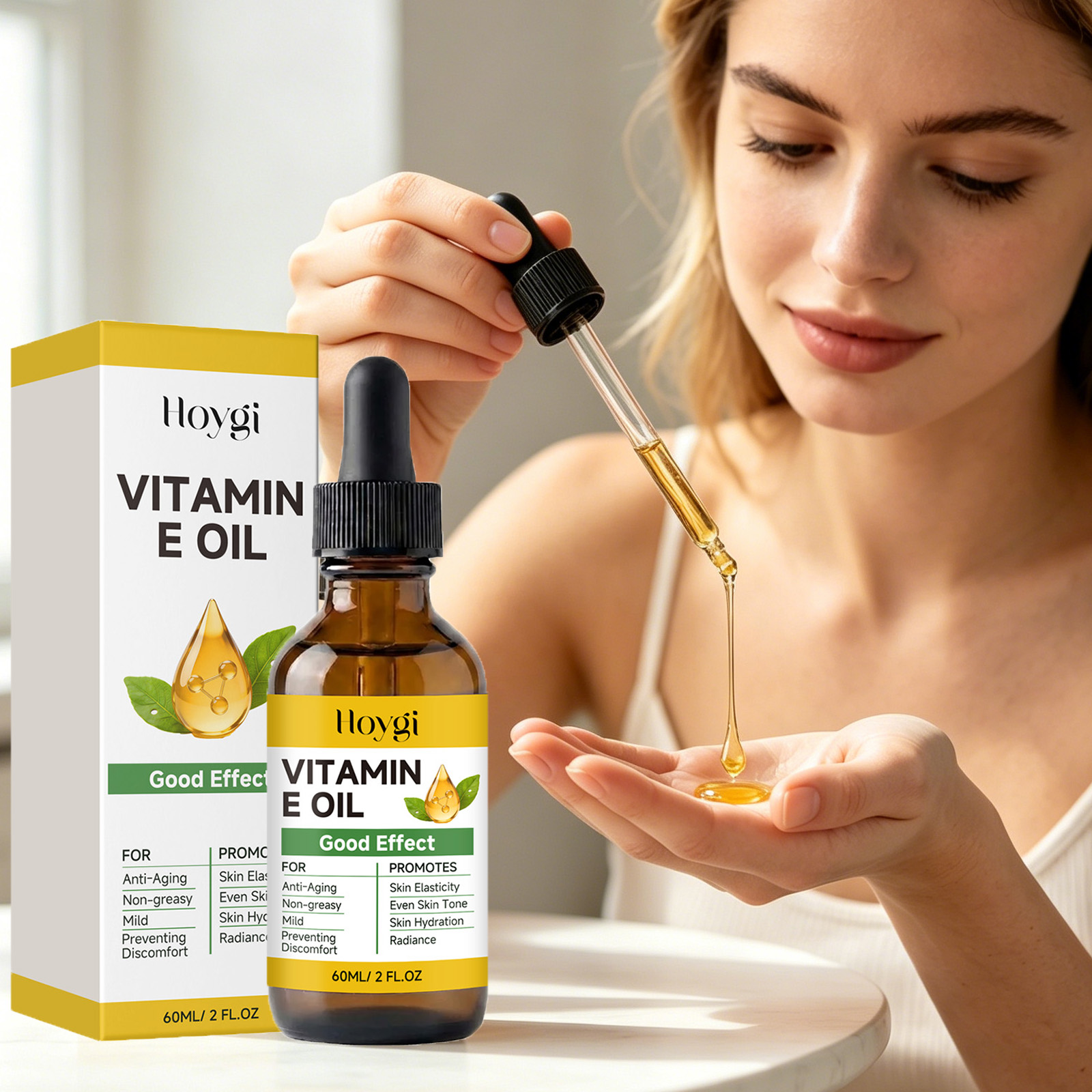 Hair Care Vitamin E - Aceite de Vitamina E Hidratante y