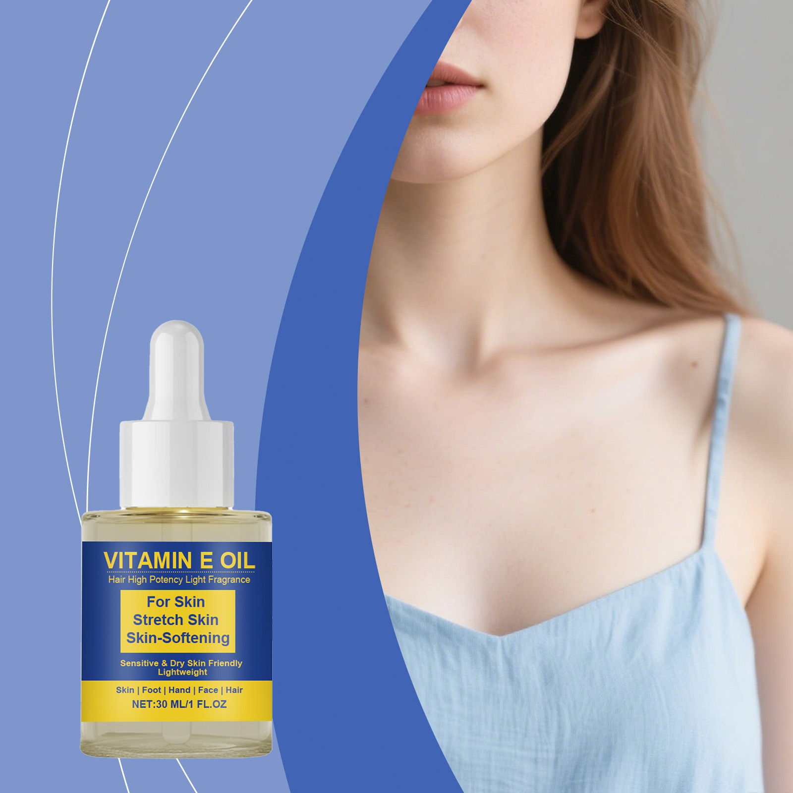 Hair Care Vitamin E - Aceite de Vitamina E - Hidratación