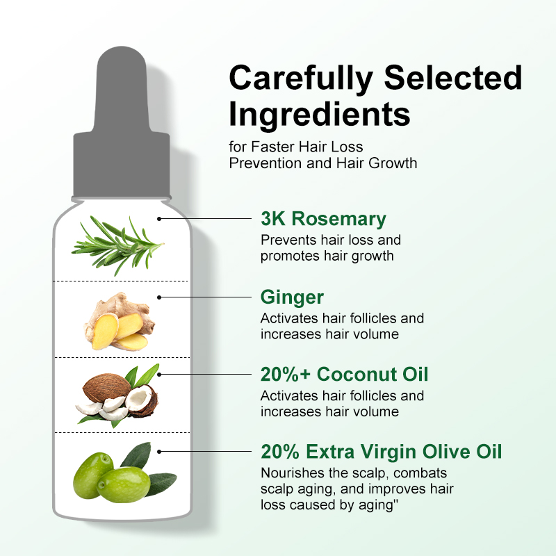 Aceite de romero PURC para el  - Hair Care Vitamin E reseña y precio