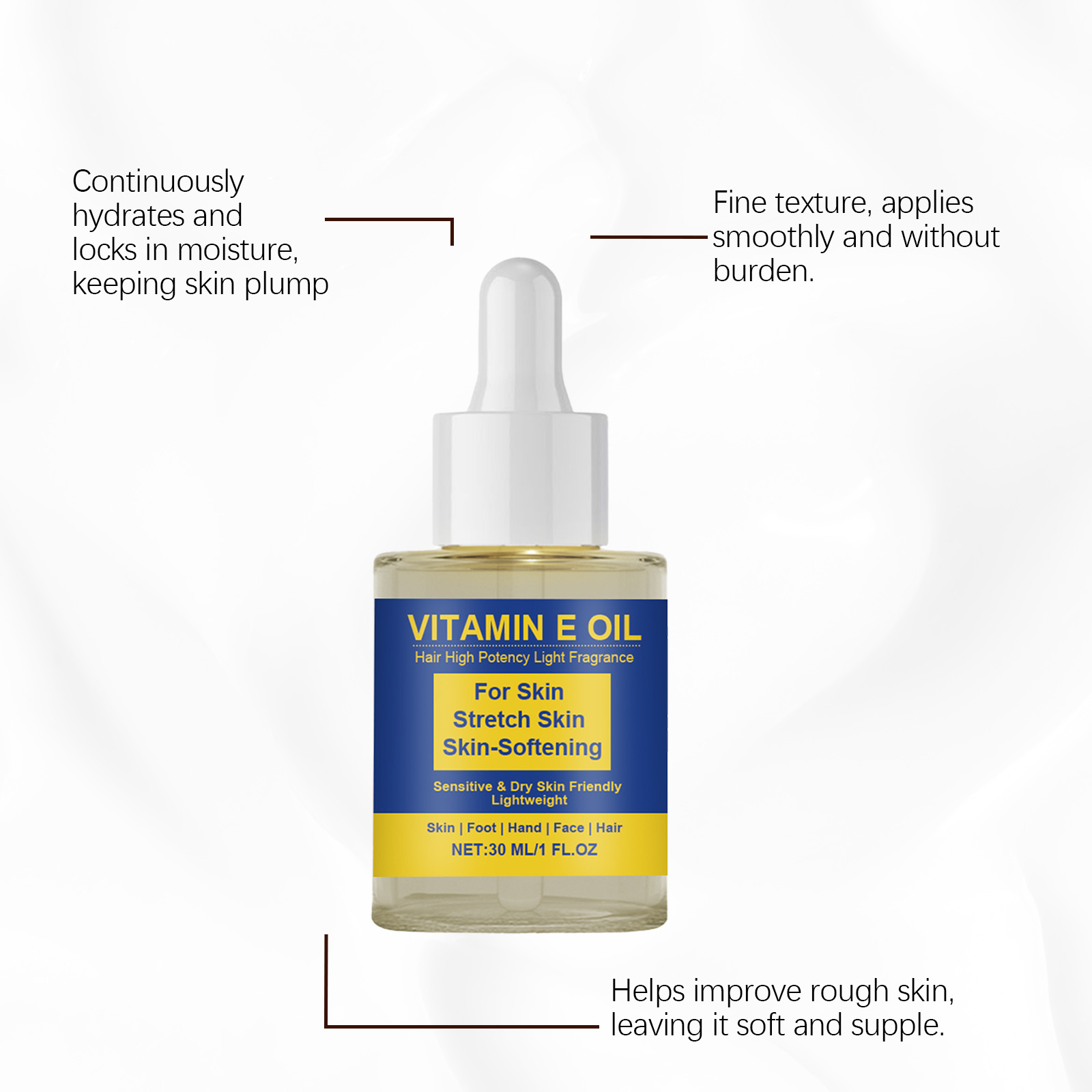 Aceite de Vitamina E - Hidrata - Hair Care Vitamin E reseña y precio
