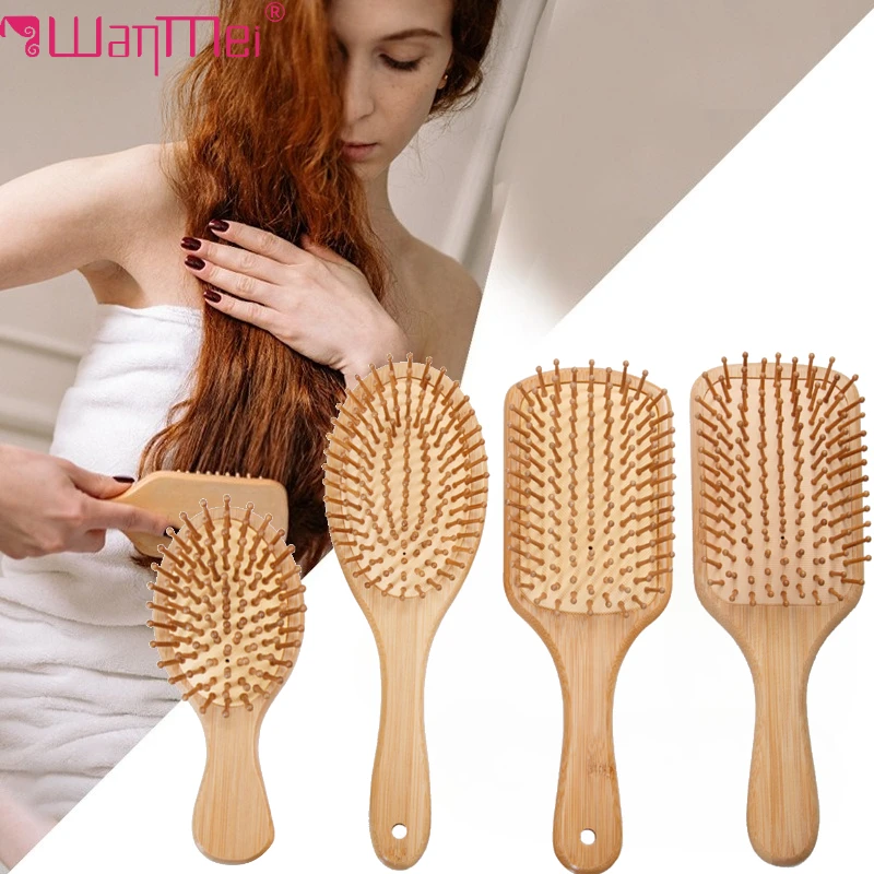 Cepillo de bambú para el cabel - Detangling Wide Comb reseña y precio