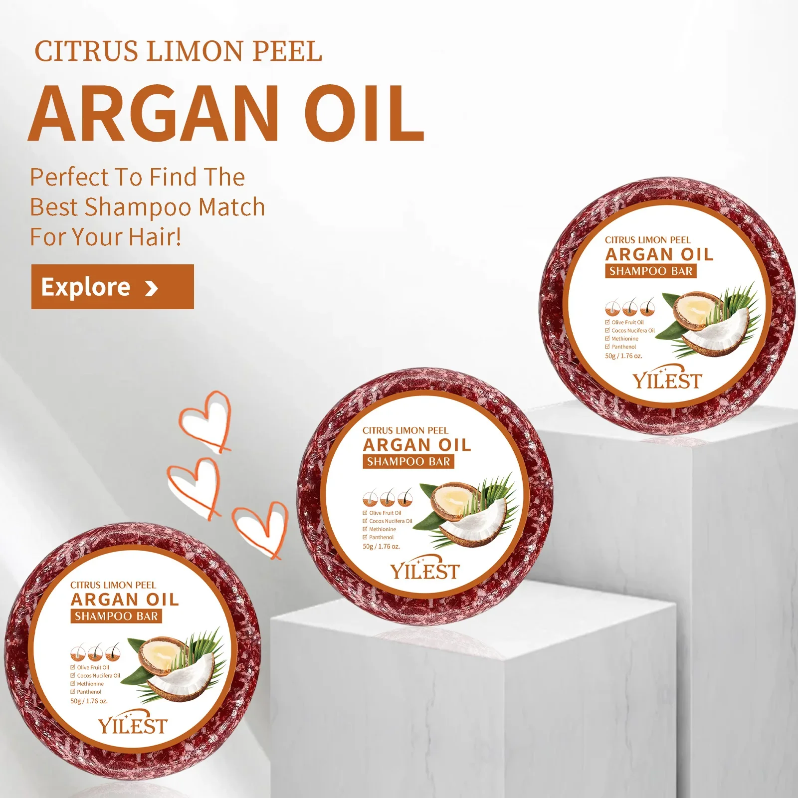 4 Barras de Champú Anticaída - - Rosemary Hair Oil reseña y precio